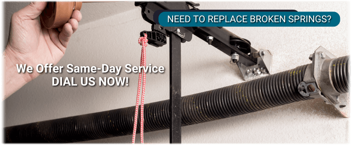 Broken Garage Door Spring Valrico FL